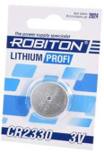 Батарейка  3V CR-2330  дисковая "Robiton PROFI" литиевая 14630 