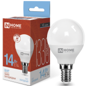 Лампа Светодиодная LED-ШАР-VC 14Вт 230В Е14 6500К 1330Лм IN HOME  