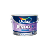 Краска Dulux Bindo 3 для стен и потолков глубоко матовая BW 9л