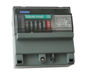 Счётчик электроэнергии МЕРКУРИЙ 201.5 1-фазный, 5-60А однотарифный, на рейку 