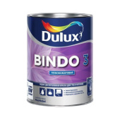 Краска Dulux Bindo 3 для стен и потолков глубоко матовая BW 1л