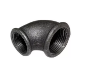 Угольник переходной 3/4"х1/2" (20х15мм) черный 