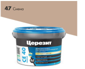 Затирка Церезит СЕ 40 Aquastatic №47 Сиена 2кг