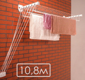 Сушилка для белья потолочная "Violet" Лифт-180, сушильное полотно 10.8м 033180