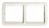 Рамка IN HOME, CLASSICO 2м, горизонтальная, 2302Н, IN HOME белая 4680005959938 