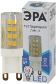 Лампа светодиодная G9 Эра 5W 220V 840  холодный свет, кукуруза Б0027864 