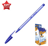 Ручка шариковая BIC Cristal Soft, узел 1.2мм, чернила синие  4421915