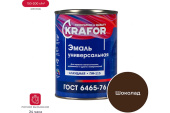 Эмаль Krafor ПФ-115 0,8кг Шоколадная 206 152