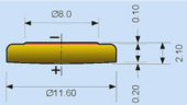 Батарейка часовая Energizer (391-381) SR1120SW, G8 
