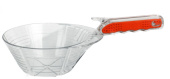 Ковш строительный DECOR 1,1л, пластиковый,прозрачный, прорезин. ручка 670-2201														