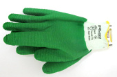 Перчатки арт 4526 Doloni зеленые полный облив