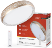Светильник диодный COMFORT HONEY 75Вт 230В 3000-6500K 6000Лм пульт ДУ IN HOME 4690612034843 