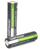 Аккумулятор 18650 protected Li-ion 2500mAH 3.7В GoPower с защитой 00-00018354 