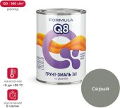Грунт-эмаль по ржавчине Formula Q8 0,9кг серая 52037