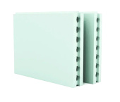 Плита гипсовая пазогребневая Волма ПГП пустотелая влагостойкая 667х500х80 мм