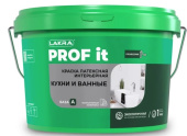 Краска Лакра для Кухни и Ванные 6 кг латексная интерьерная Profit IT Белая База А