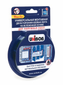 Лента двухсторонняя Unibob 19мм*5м для наружних работ арт 47036