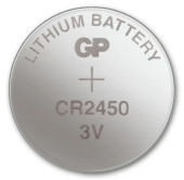 Батарейка 3V CR-2450 дисковая GP, литиевая 10648 