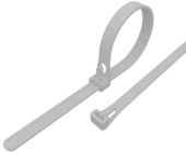 Набор хомутов многоразовых "Сибртех" 300х7.2мм, (50шт) 45583 