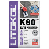 Клей для плитки Литокол Litoflex K80 25 кг Класс С2E