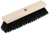 Щетка для пола деревянная, прямоугольная, 4-х рядная, 265мм КУРС 68040