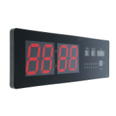 Часы настенные электронные "Digital clock": календарь, время, красные цифры  1418791 