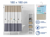 Штора для ванной PERFECTO LINEA 180х180см лампы 36-118101 