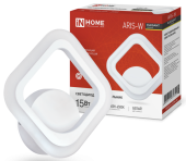 Светильник диодный ELEGANT ARIS-15W 3000-4000-6500К 1050Лм STEP COLOR белый IN HOME 4690612035321 