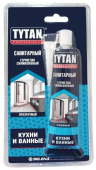 Герметик Tytan силиконовый санитарный 85мл прозрачный 17649