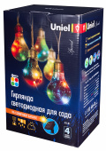 Светильник садовый, гирлянда Uniel USL-S-126-PT4000 на солнечной батарее, 10 светодиодов UL-00003332 Светильник садовый, гирлянда Uniel USL-S-126-PT4000 на солнечной батарее, 10 светодиодов UL-00003332