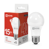 Лампа светодиодная LED-A60-VC груша 15W Е-27 4000К дневной свет, 1430Lm IN HOME 4690612020273 