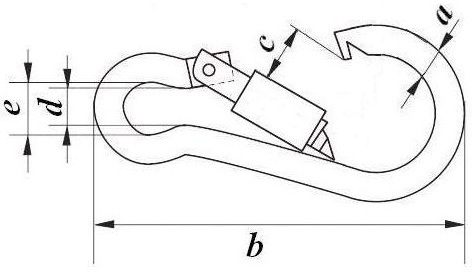 Схема пожарного карабина