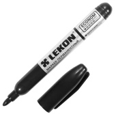 Маркер перманентный LEKON ECONOM чёрный 012483