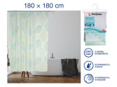 Штора для ванной PERFECTO LINEA 180х180см листья 36-118003 