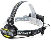 Фонарь налобный "Сибирский Следопыт-Радиант" 1LED +2COB, аккум, PF-PFL-HL38 