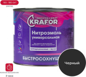 Эмаль Krafor НЦ-132 1,7кг Черная