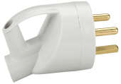 Вилка силовая Legrand 2К+З 20А боковой выход 055002  - - - -  