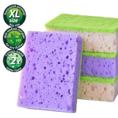 Губки для посуды "Master Fresh" XL, bubble-поролон, 5шт  С0006055, 218351