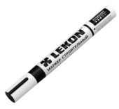 Маркер с нитроэмалью LEKON чёрный 4мм 011804