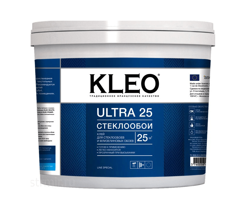 Клей для стеклообоев Kleo Ultra 25. Клео ультра 50 для стеклообоев. Kleo Ultra 50 стеклообои. Клей Kleo Ultra 50 для стеклообоев.
