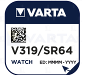   Varta 319, SR527SW Silver Oxide 1.55V 