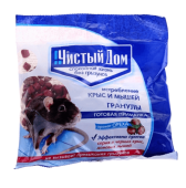 Средство от крыс и мышей "Чистый дом" гранулы, орех 100г 03-350