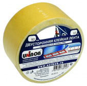 Лента двухсторонняя 50мм* 10м Unibob ткань арт 28213