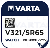 Батарейка часовая Varta 321, SR616SW Silver Oxide 1.55V 