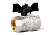 Кран шаровый LD Pride 3/4" (Ду20) Ру40 г/г бабочка