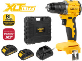 Дрель аккумуляторная Шуруповерт MOLOT MBD 1825 Li XLT Set 18В, 60Н.м, 2х2Ач +З/У, 2318138