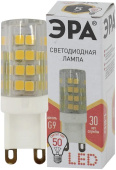 Лампа светодиодная G9 Эра 5W 220V 827  тёплый свет, кукуруза Б0027863 
