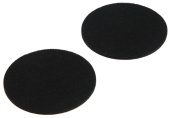 Накладка мебельная круглая TUNDRA, D-85мм, 2шт, чёрная 2942280
