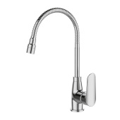 Смеситель MILARDO M07SB2FM05 Meal для кухни с гибким изливом и душевой насадкой