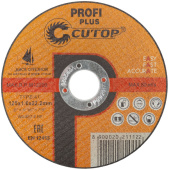 Круг отрезной "Cutop" 125х1,6х22 по металлу арт.40005т